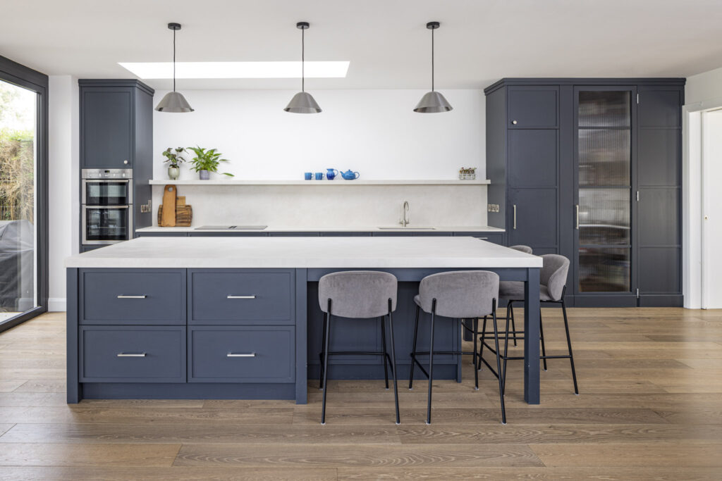 a luxury contemporary kitchen in Ireland